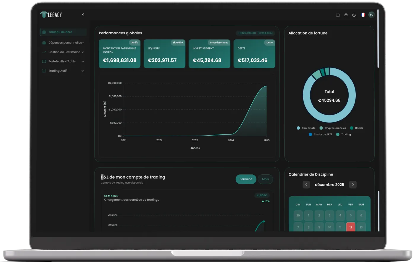 Legacy Platform Dashboard